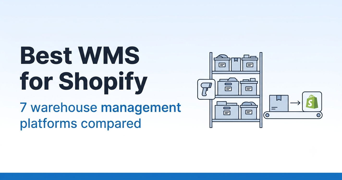 Best WMS for Shopify warehouse management software comparison 2026