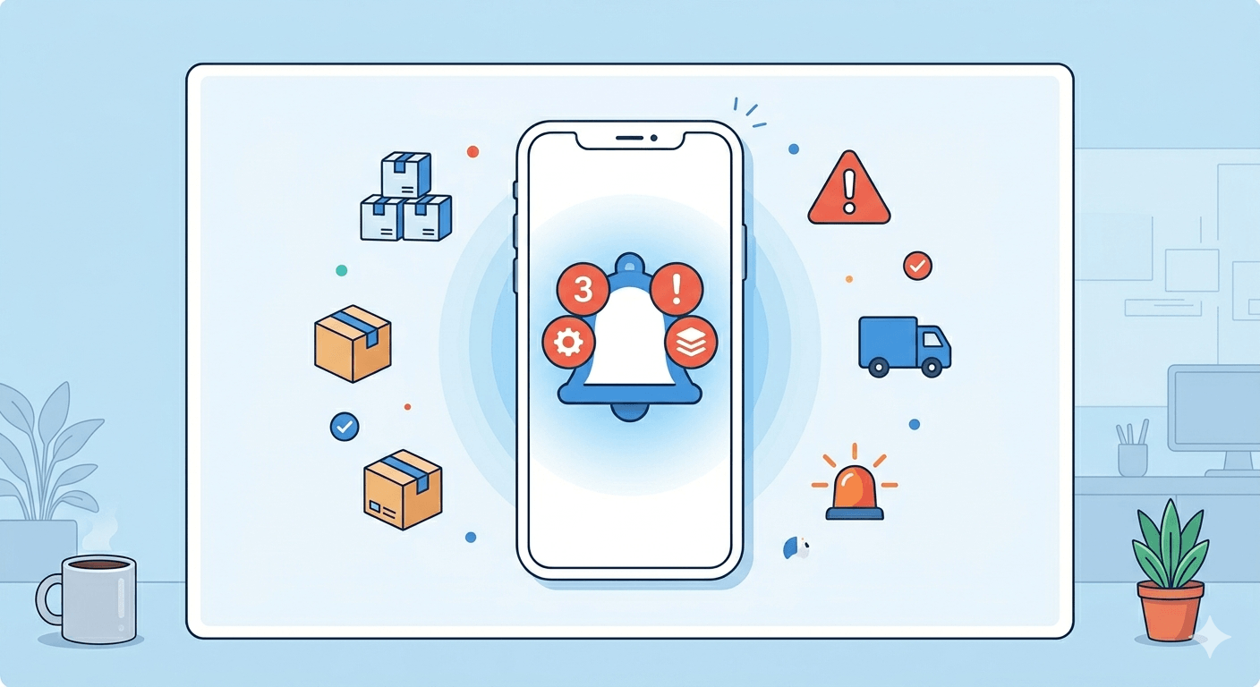 Shopify inventory alert notification settings and setup