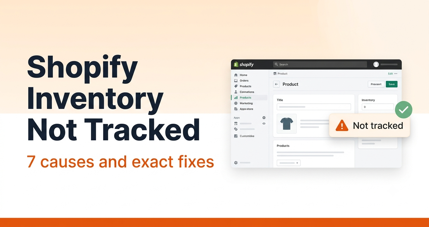 Shopify inventory not tracked causes and fixes guide