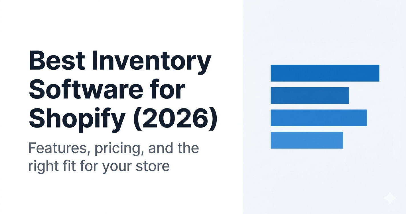 Shopify inventory software comparison 2026